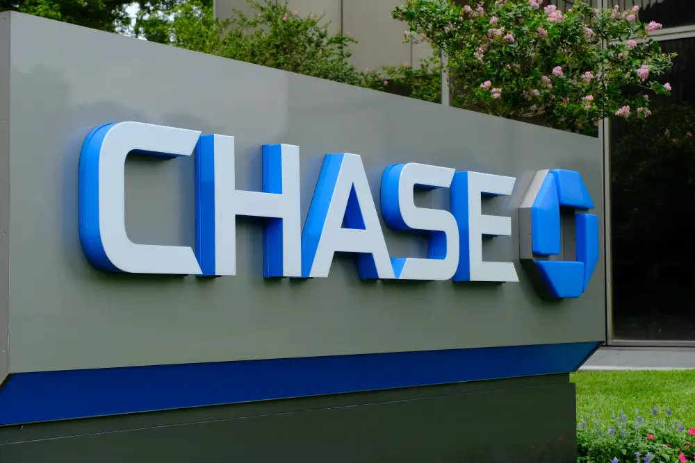 Chase signage, channel letters, bank signage